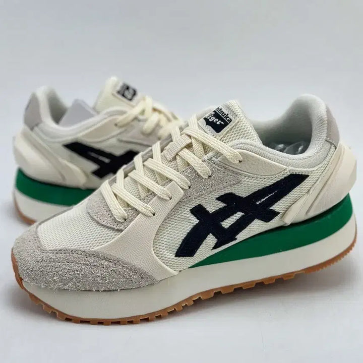 [BUNJANG] Onitsuka Tiger Sneakers Ivory/Green Size 240 EUR38 / 오니츠카타이거 운동화 아이보리/그린 사이즈240 EUR38