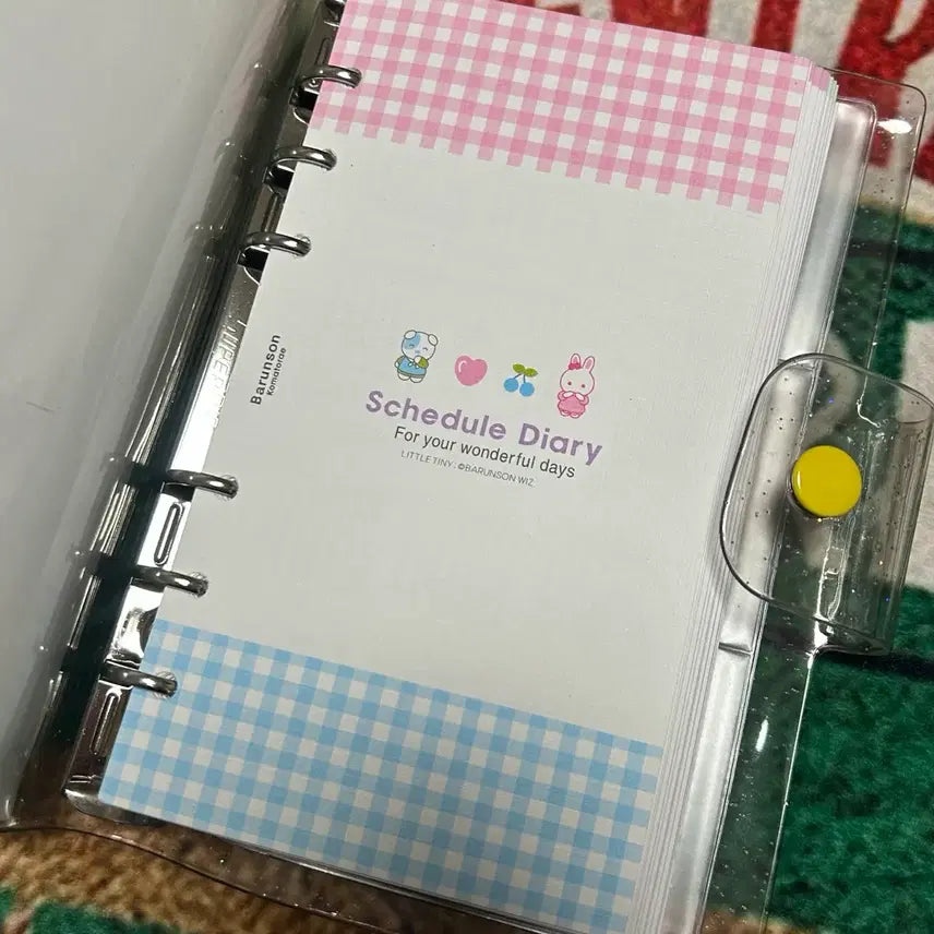 [BUNJANG] Barunson Little Tini 2000s 6-Ring Diary / (오늘만 이가격) 고전문구 2000년 바른손 리틀티니 6공 다이어리 꼬마