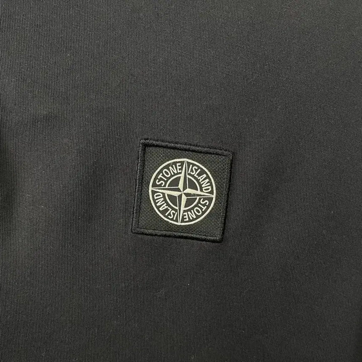 [SOLD OUT] 스톤아일랜드 블랙 반팔 폴로티 M
