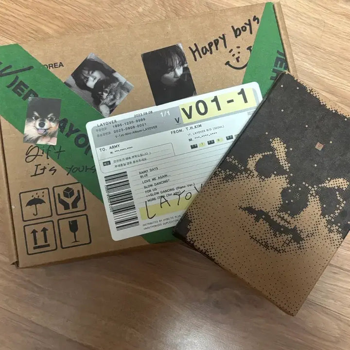 [BUNJANG] BTS V Layover Album Set / 방탄소년단 뷔 Layover 레이오버 앨범 세트