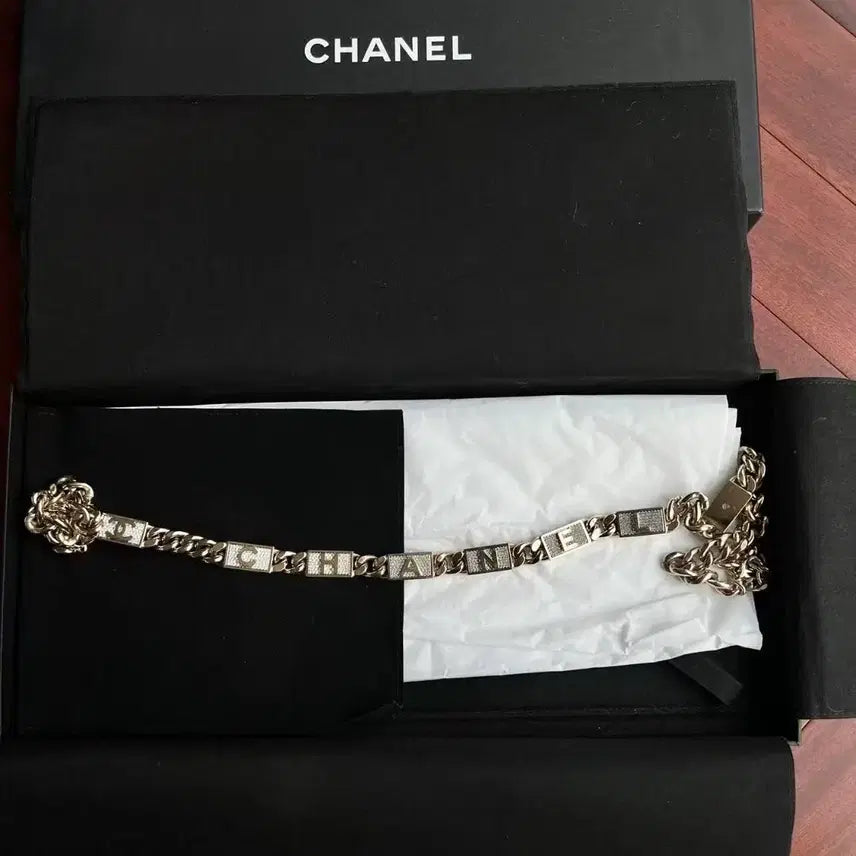 [BUNJANG] Chanel Silver Chain Belt / 샤넬 CHANEL 체인 벨트 실버