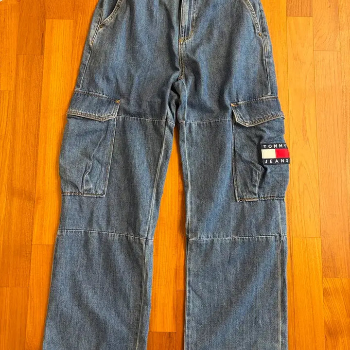 [BUNJANG] Tommy Jeans Denim Cargo Pants - Medium - New / 타미진스 데님 카고 바지 M 새상품