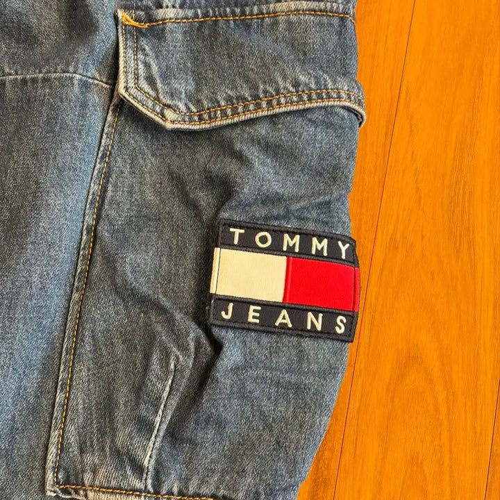 [BUNJANG] Tommy Jeans Denim Cargo Pants - Medium - New / 타미진스 데님 카고 바지 M 새상품