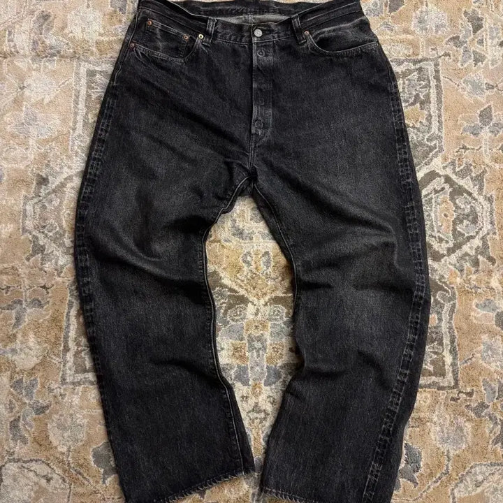 [BUNJANG] SUGAR CANE 1947 Hard Wash Black Selvage Denim W38 / [슈가케인] 1947 하드워시 흑청 W38 (SC42460H)