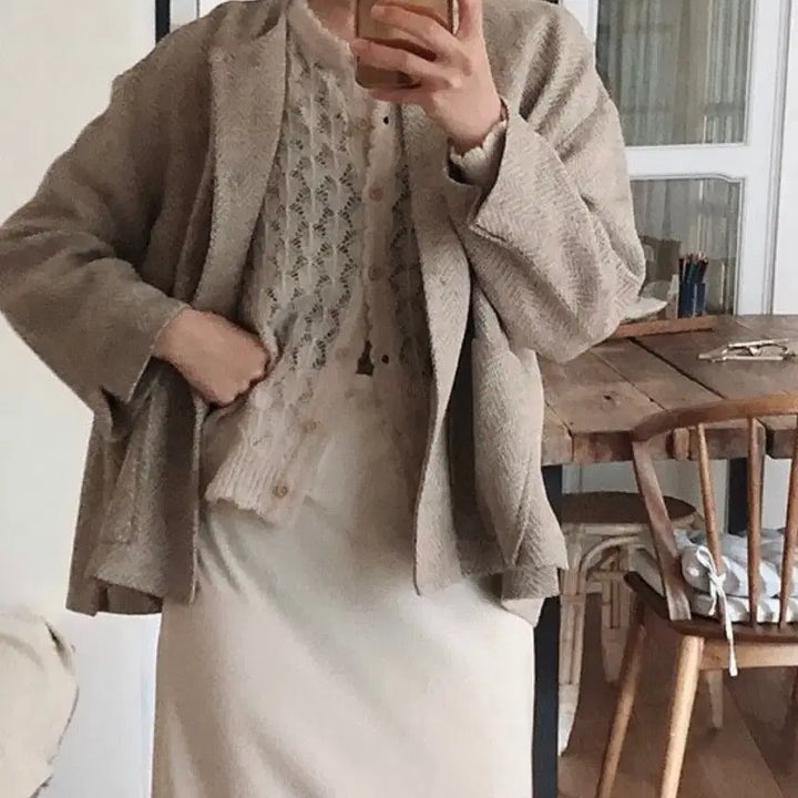 [BUNJANG] Berti Linen Jacket Beige / Berti 베르띠 린넨 자켓