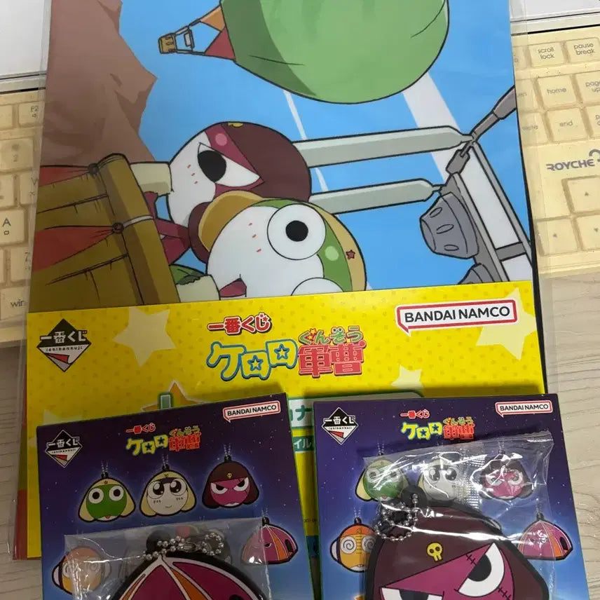 [BUNJANG] Bandai Ichiban Kuji Keroro Gunso Frog Sergeant Invasion Start 3-Set Figure / 미사용정품)반다이 제일복권 개구리 중사 케로로 ~침략 시작으로 3종세트