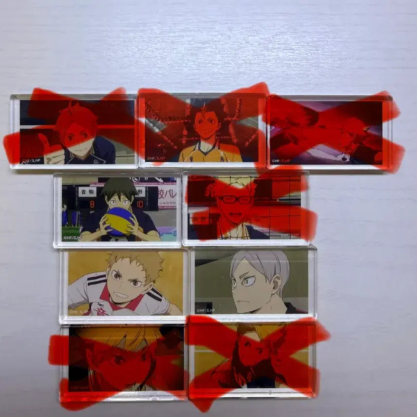 [BUNJANG] Daiso Haikyuu!! Acrylic Block / 다이소 하이큐 아크릴 블록
