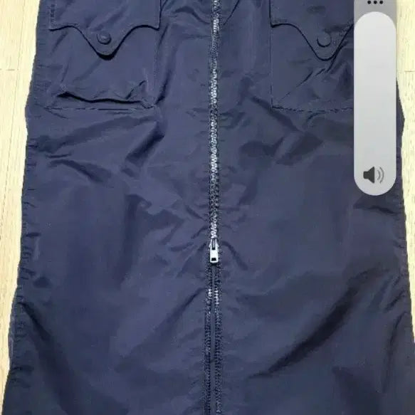 [BUNJANG] Lucky Chouette Navy Zipper Cargo Midi Skirt / 럭키슈에뜨 네이비 지퍼 카고 미디 스커트 38