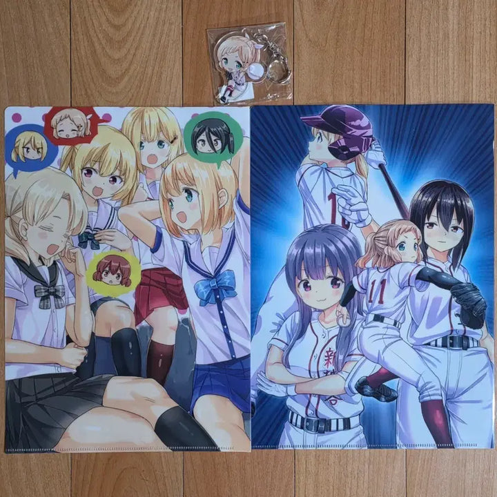 [BUNJANG] Tamayomi Kawahara Hikari Acrylic Keychain &amp; Clear File Set / 타마요미 카와하라 히카리 아크릴 키홀더 &amp; 클리어 파일 2종 판매합니다