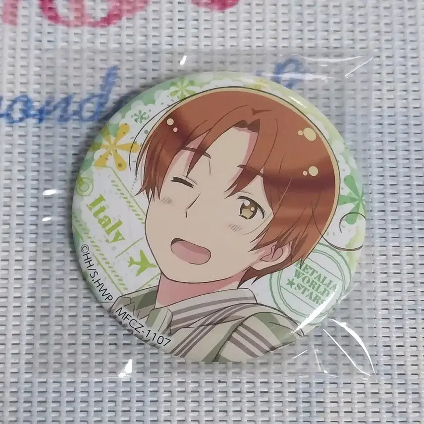 [BUNJANG] Hetalia Mini Can Badge Italy / 헤타리아 미니 캔뱃지 이탈리아