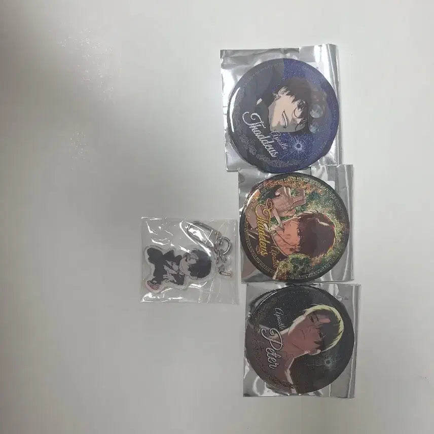 [BUNJANG] Killer Bad Leo Bad Leo Badge &amp; Keyring Bundle Set / 킬러배드로 킬배 배드로 타대오 뱃지 키링 일괄
