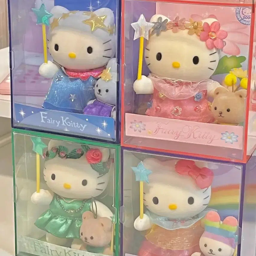 [BUNJANG] Hello Kitty Fairy Figurine Bundle Set / (일괄)고전 헬로키티 페어리 요정 피규어