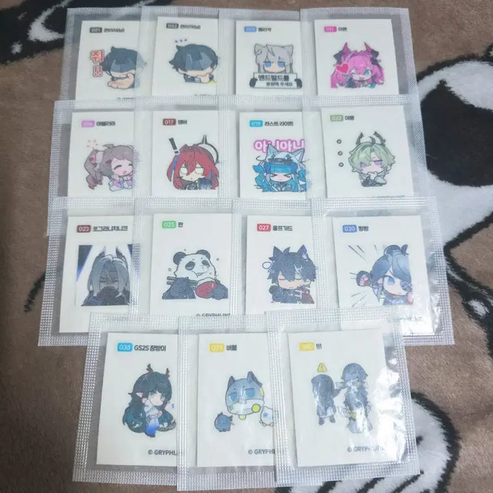[SOLD OUT] [명일방주 엔드필드] GS25 콜라보 띠부씰 <15종> 일괄 양도