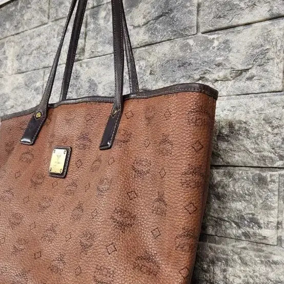 [BUNJANG] MCM Shopper Shoulder Bag Brown / 엠씨엠 쇼퍼백 숄더백