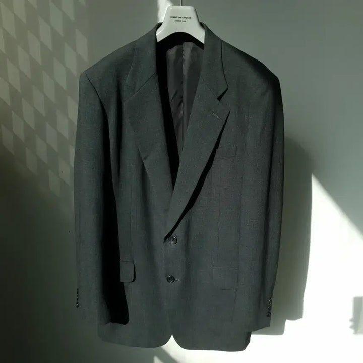 [BUNJANG] Issey Miyake 90s Tailored Jacket Charcoal Wool / 90s Issey Miyake Tailored Jacket