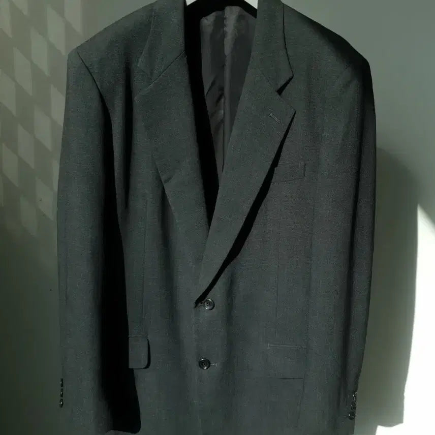 [BUNJANG] Issey Miyake 90s Tailored Jacket Charcoal Wool / 90s Issey Miyake Tailored Jacket