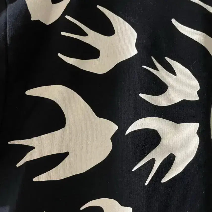 [BUNJANG] Alexander McQueen Swallow Sweatshirt Black L / 알렉산더 맥퀸 스왈로 맨투맨 블랙 L