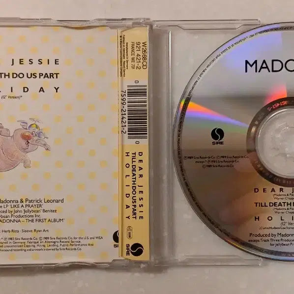 [BUNJANG] Madonna Dear Jessie Single CD / 마돈나 Dear Jessie 싱글 CD Madonna