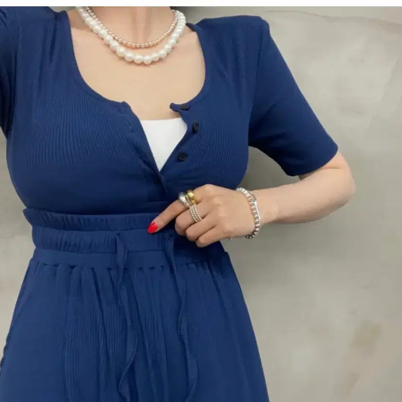 [BUNJANG] Jin Bunny Navy Ppeppe Set / 진바니 제작 빼빼세트 (네이비)