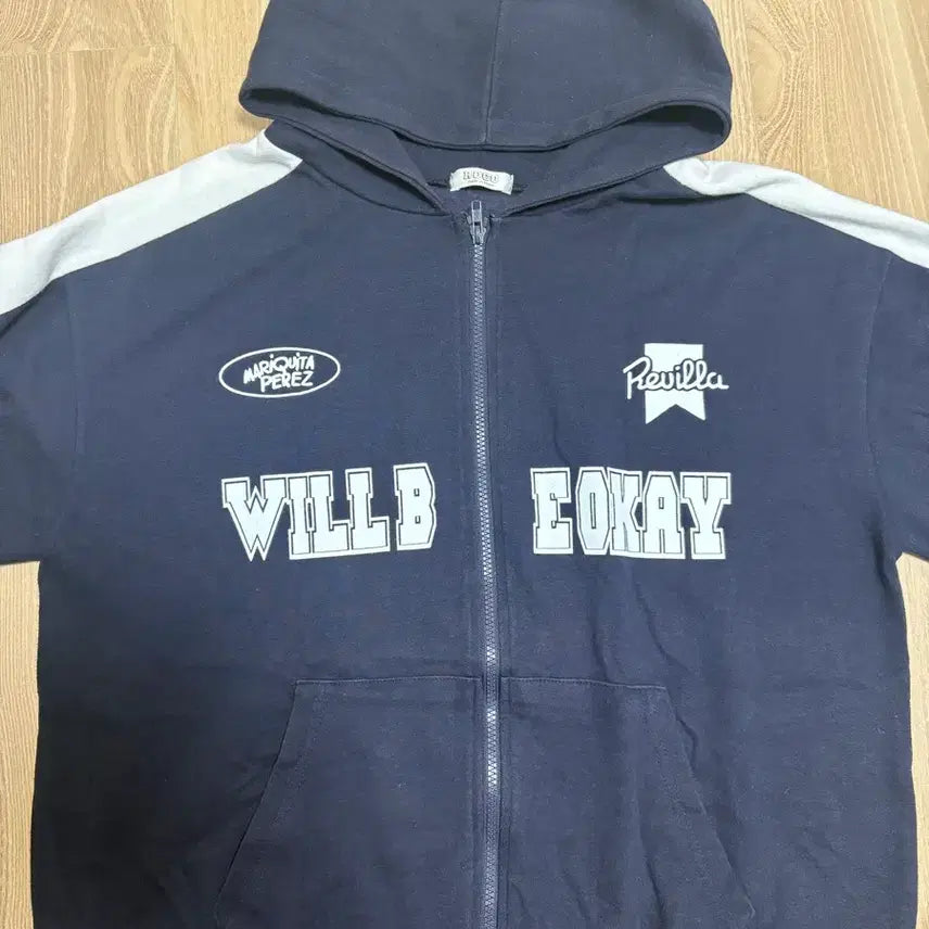 [BUNJANG] Hooded Half Zip-up T-shirt / 후드 반팔집업 팔아요