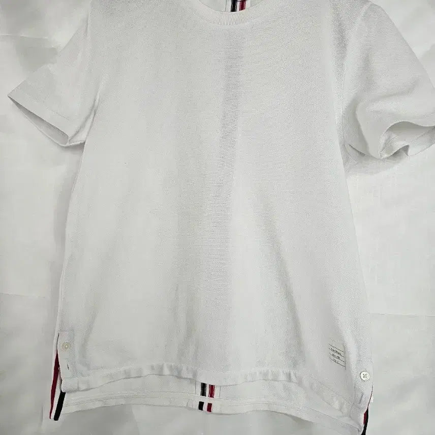 [BUNJANG] Thom Browne Signature Cotton Short Sleeve T-Shirt / 톰브라운 시그니처 코튼 반팔 티셔츠