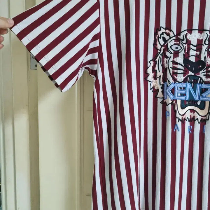 [BUNJANG] KENZO Striped Short Sleeve T-Shirt XL / KENZO 겐조 스트라이프 반팔 티셔츠