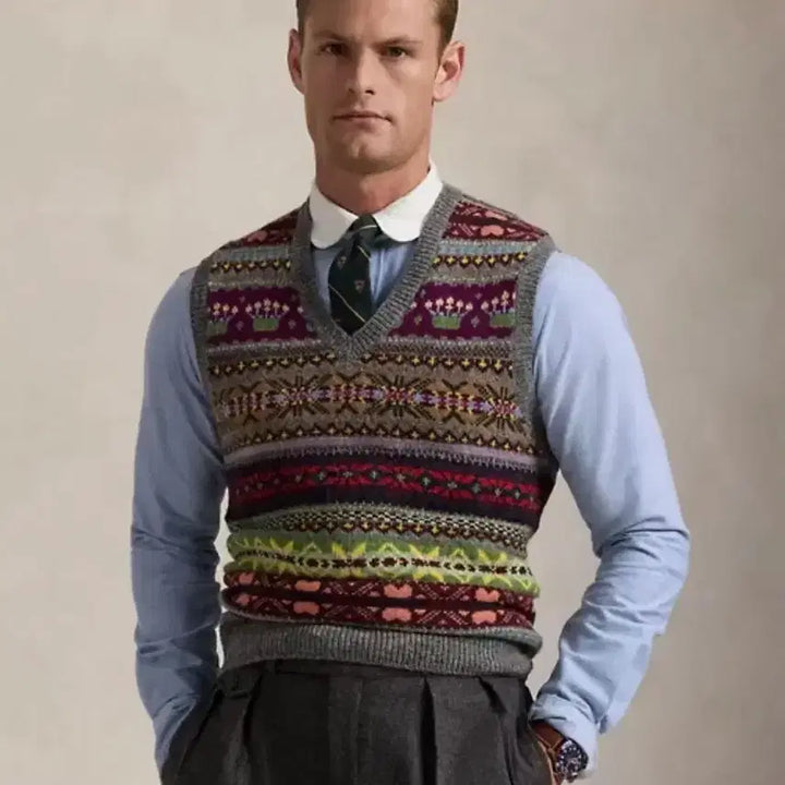 [BUNJANG] Polo Ralph Lauren Fair Isle Vest (M) / (새상품/M)폴로 랄프로렌 페어아일 베스트