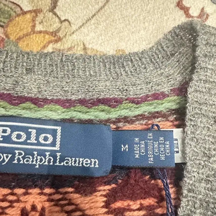 [BUNJANG] Polo Ralph Lauren Fair Isle Vest (M) / (새상품/M)폴로 랄프로렌 페어아일 베스트