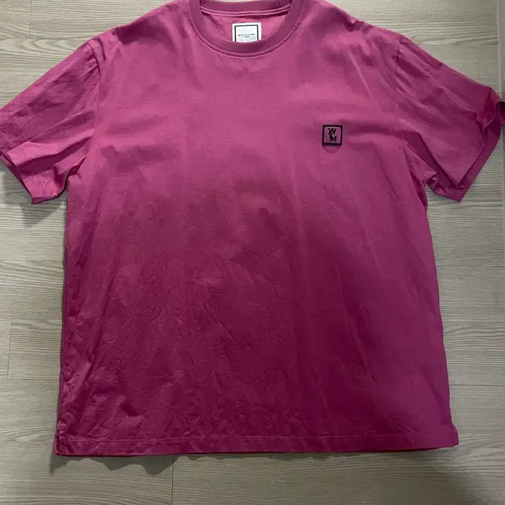 [BUNJANG] Wooyoungmi White Logo Short Sleeve T-Shirt Size 50 / [105] 우영미 백로고 반팔티 50사이즈