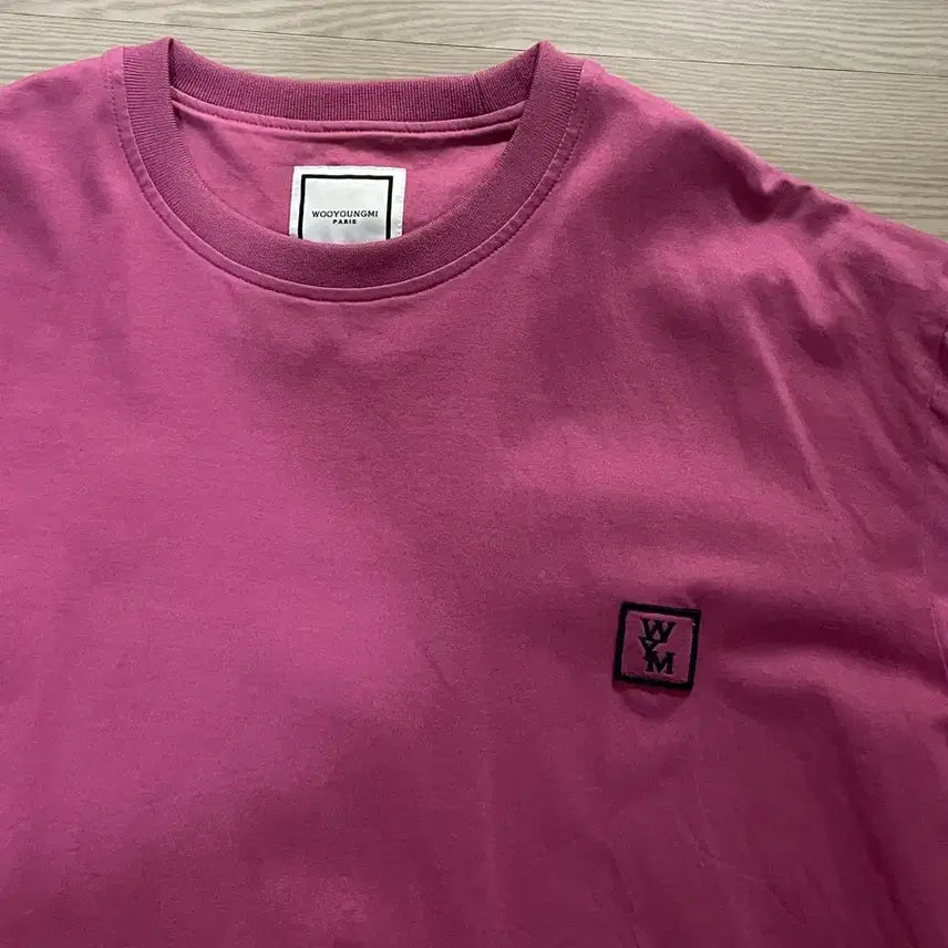 [BUNJANG] Wooyoungmi White Logo Short Sleeve T-Shirt Size 50 / [105] 우영미 백로고 반팔티 50사이즈