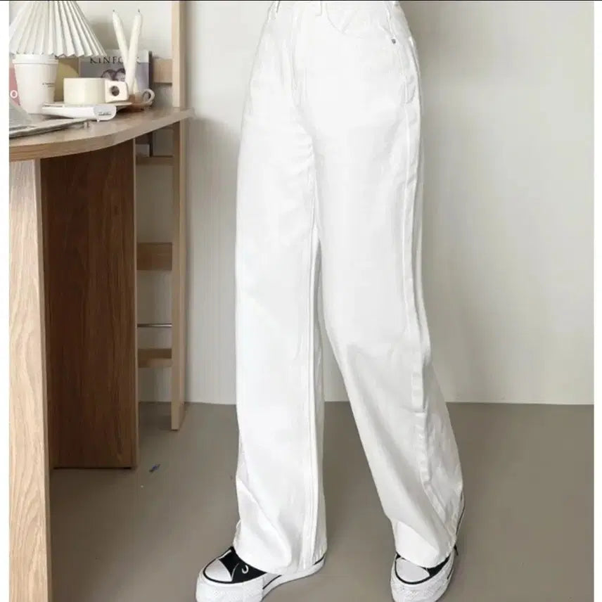 [BUNJANG] Wide Pants (Size L) / 화이드 와이드  (L사이즈)