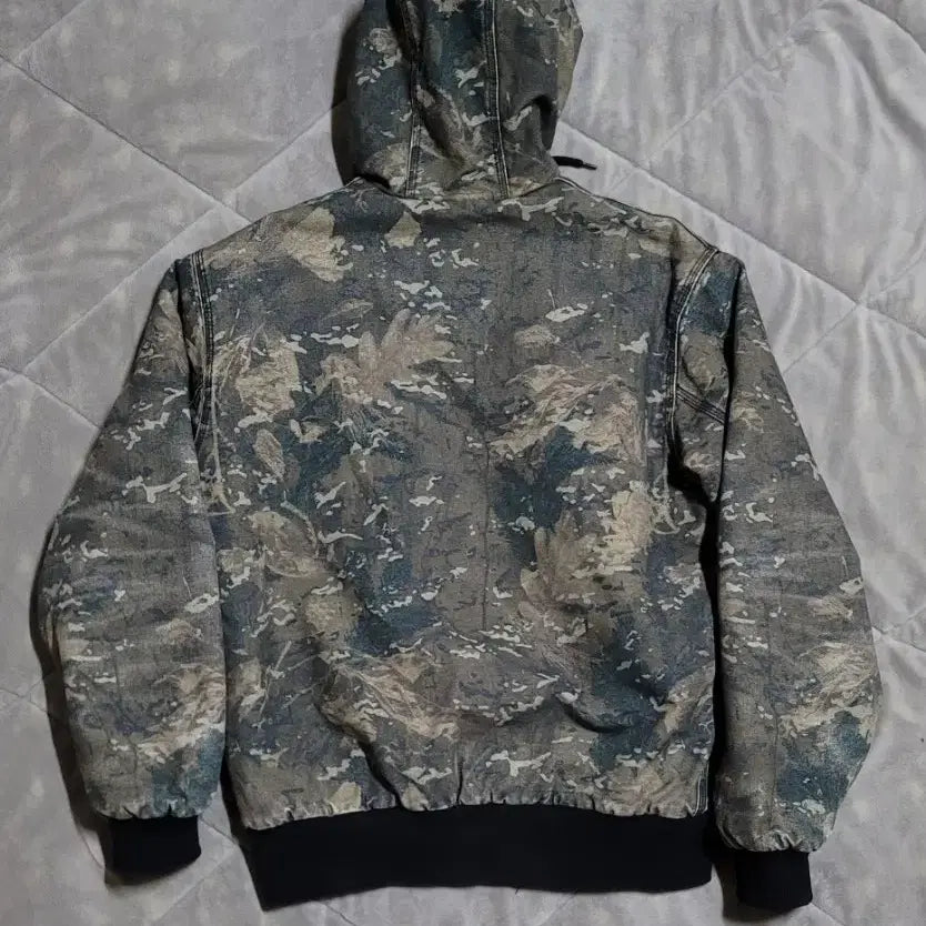 [BUNJANG] Carhartt OG Active Jacket Camo Quilted Hoodie / 칼하트 OG ACTIVEJACKET 카모 후드 퀼팅 자켓