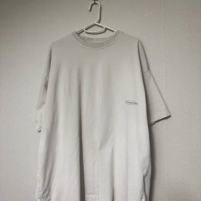 [BUNJANG] Wooyoungmi Flower Graphic Short Sleeve T-Shirt / 우영미 반팔 티셔츠