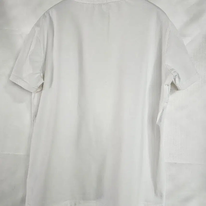 [BUNJANG] Moncler White Raised Logo Cotton T-Shirt XL / 몽클레어 화이트 돌출 로고 반팔 티셔츠