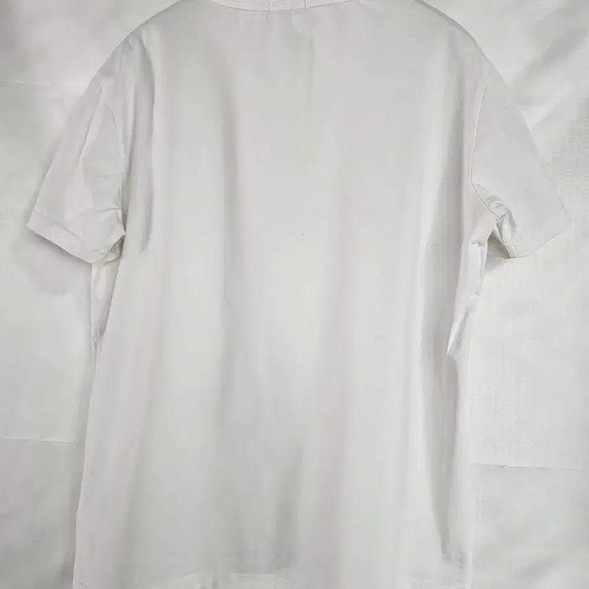 [BUNJANG] Moncler White Raised Logo Cotton T-Shirt XL / 몽클레어 화이트 돌출 로고 반팔 티셔츠