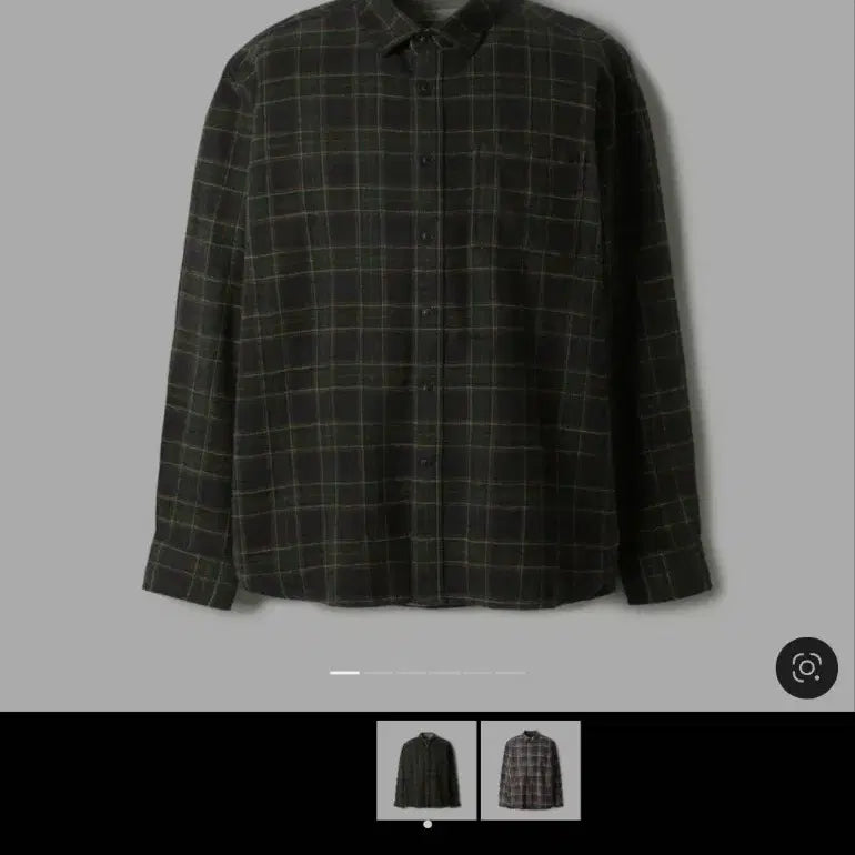 [BUNJANG] Serie Check Shirt Green Size 100 / 시리즈 체크 셔츠 그린 100 (새상품급)