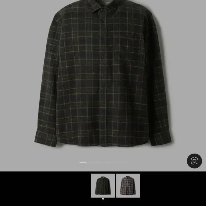 [BUNJANG] Serie Check Shirt Green Size 100 / 시리즈 체크 셔츠 그린 100 (새상품급)