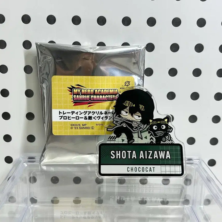 [BUNJANG] My Hero Academia Aizawa Sanrio Collaboration Acrylic Name Tag / 나의히어로아카데미아 나히아 아이자와 산리오 콜라보 아크릴 명찰