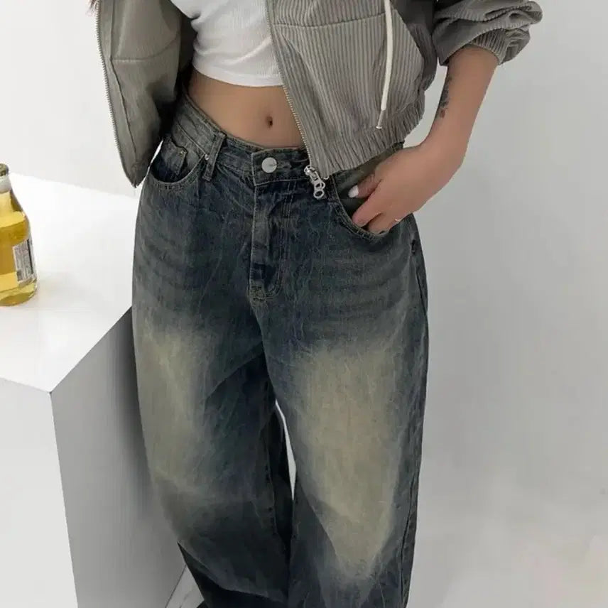 [BUNJANG] Vintage Washed Denim Pants / 빈티지 워싱 데님 팬츠