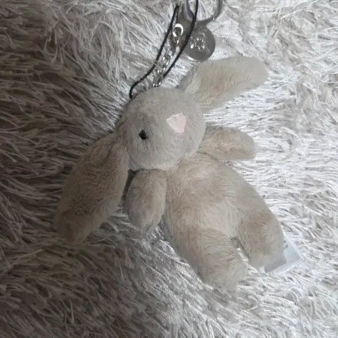 [BUNJANG] Jellycat Rabbit Keyring Beige / 구버전) 젤리캣 키링 베이지
