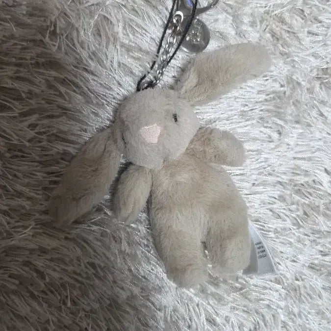 [BUNJANG] Jellycat Rabbit Keyring Beige / 구버전) 젤리캣 키링 베이지