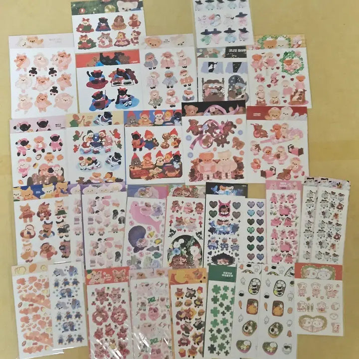 [BUNJANG] Yulbam Ggom Sticker Bundle Set / 율밤곰 스티커 일괄 판매