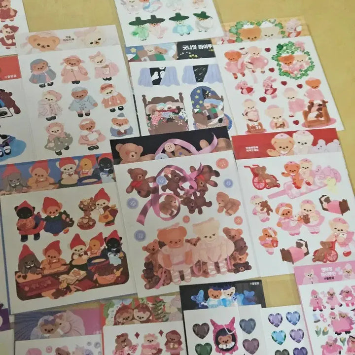 [BUNJANG] Yulbam Ggom Sticker Bundle Set / 율밤곰 스티커 일괄 판매