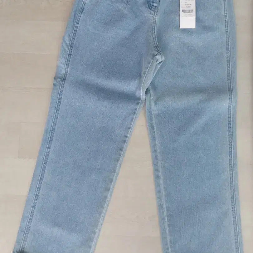 [BUNJANG] List Turn-up Denim Pants Size 55 New / 리스트 턴업 데님 팬츠 55사이즈 새상품