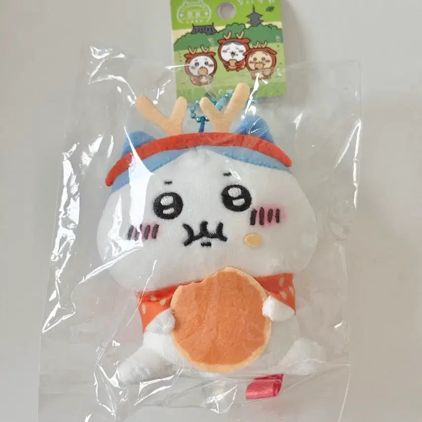 [BUNJANG] Chiikawa Hachiwara Nara Deer Plush Keychain (New) / 치이카와 지역한정 하치와레 나라 사슴 인형 키링 새상품