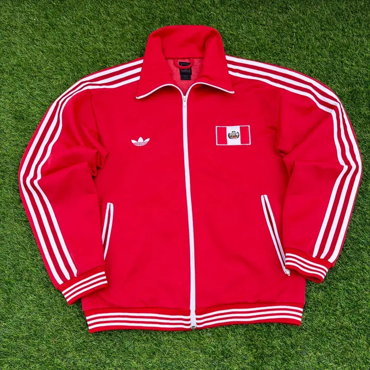 [BUNJANG] Adidas Peru National Team Track Top Jersey / S)아디다스 구페루 국가 트랙탑 져지