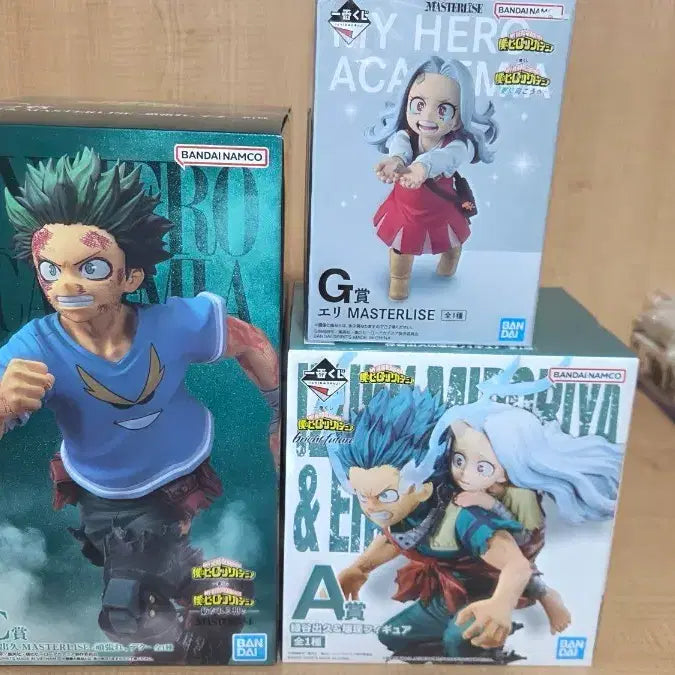 [BUNJANG] My Hero Academia Gambare Izuku &amp; Eri A Prize Bundle (Sealed) / 히로아카 간바레 미도리야,에리 미도리야A상 (일괄,미개봉)