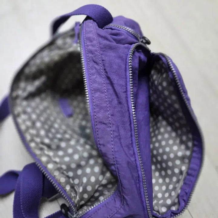 [BUNJANG] Kipling Purple Shoulder Bag/Crossbody Bag with Monkey Keychain / 키플링 퍼플 숄더백 크로스백 가방+ 원숭이키링