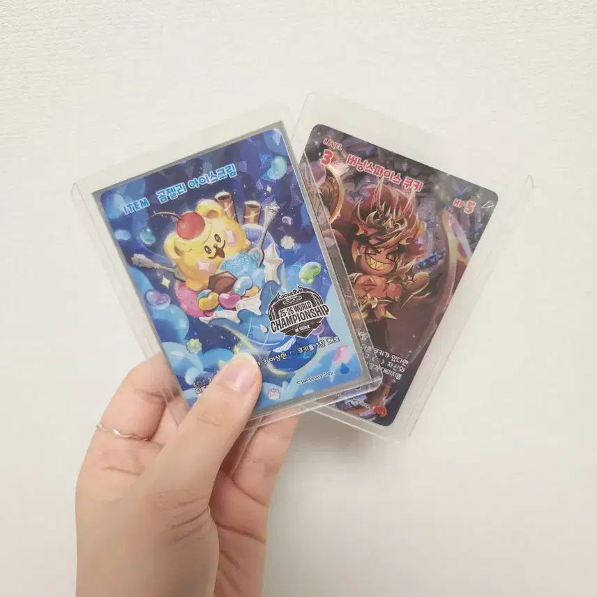 [BUNJANG] Cookierun World Championship Collectible Card BurningGull Cookie / Gummy Bear Ice Cream / 쿠키런 월드 챔피언쉽 콜렉터블 카드 버닝스파이스 쿠키/ 곰젤리 아이스크림