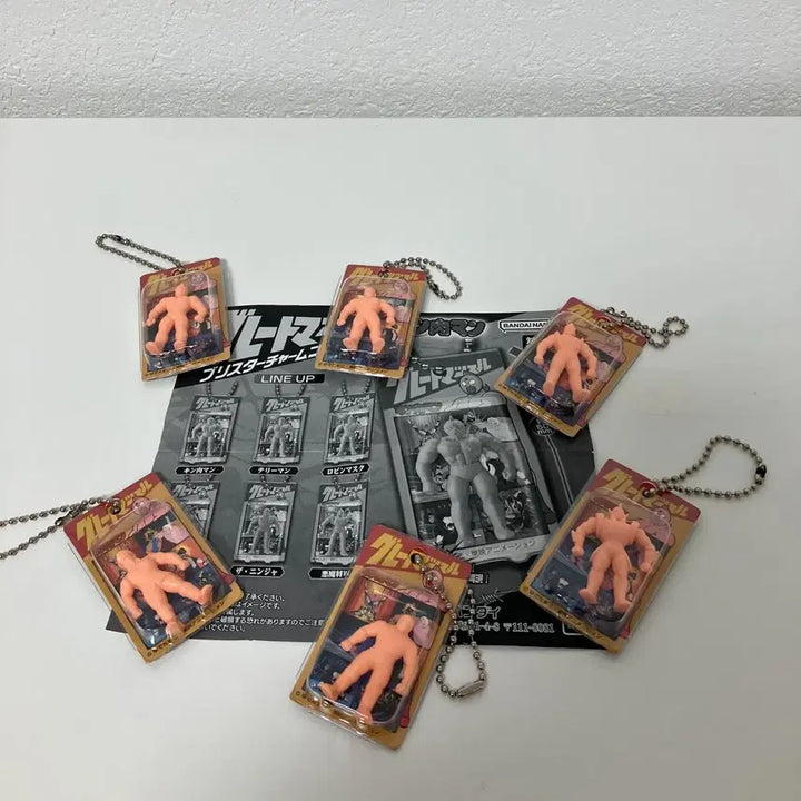 [BUNJANG] Kaiketsu Man Blaster Gacha Set (6 Variants) / 쾌걸근육맨 블러스터 가챠 (6종 컴프)